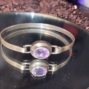 925 purple stone Rocco bracelet